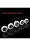23mm 8pcs Shower Door Rollers/Runners/Spares 19mm 23mm 25mm 27mm Wheels Diameter, 5mm Hole - 6