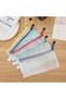A5 5PCS A4 A5 A6 Zip File Folders Stationery Storage Folder File Mesh Zipper Pouch Document Bag Sch - 6