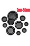 20pcs 7mm 20pcs O Rings Hole Cap 7-50mm Single Side Guard Coil Sealing Plugs Body Plugs Blind... - 7