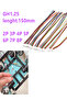 2P 10PCS Micro JST GH 1.25 2P 3P 4P 5P 6PIN Pitch 1.25mm Male Plug Connector With Wire Cables 150mm - 2