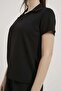 Collared T-Shirt and Waist-Tie Detailed Sweatpants Set - 5