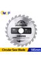 185x2.0x30x24T CMCP 185mm Carbide Circular Saw Blade 20/24/40/60/80T TCT Cutting Disc Woodworking Sa