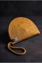 Handmade Knitted Cord Rope Portfolio & Clutch Bag – Golden Yellow - 2