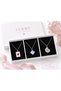 3 Pieces of Tarnish-Resistant Stainless Steel Silver Necklace Set with Seashell Pendant, Heart Pendant Set