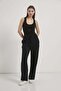 Open Collar Premium Bodysuit with Spliced Stones - 3