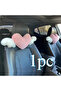 1pc Adorable Duck Heart Car Pillow: Multi-Use Neck Support & Chic Interior Decor- Elevating Trave...