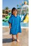 100% Cotton Colorful Oversize Poncho for Children Aged 3-8 - 2