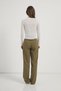 Armalife 10559 Bi̇s Collar Tipple Transparent Women's Blouse - 6