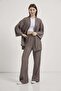 Armalife 7068 textured elastic waist pants - kimono women's set