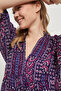 Armalife 4820 women's viscose bluz with open collar and elastic sleeve pattern - 2