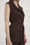 Armalife 1483 Belt Piece Jacket Collar and Vest Waist Elastic Detail Pants Women's Suit - 5