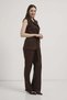 Armalife 1483 Belt Piece Jacket Collar and Vest Waist Elastic Detail Pants Women's Suit - 2