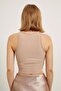 Reverse Stitching Sleeveless Crop Body - 5