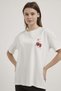 Cherry Printed T-Shirt with Back Detail