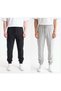 Men's 2-Piece Parachute Fabric Trousers with Elasticated Legs and Zippered Back Pockets