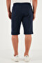 Cotton Regular Fit Normal Waist Tie Waist Short Men's Short 5908021 - 6