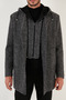 Removable Hooded Melted Slim Fit Cashew Coat Men'S COAT 5841013 - 4