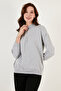 Cotton Stand Collar Basic Knitted Sweat SWEAT 5863323 - 3