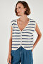 V-Neck Buttoned Knitwear Vest Vest 4616178 - 4