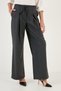 Regular Fit High Waist Wide Leg Pleated Palazzo Pants TROUSERS 611PL00198 - 3