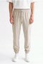 Men's 3-Piece Parachute Fabric Trousers with Elasticated Legs and Zippered Back Pockets - 3
