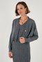 V-Neck Buttoned Knitwear Crop Cardigan Cardigan 4616170 - 5