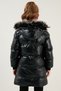 Plush Lined Faux Fur Collar Removable Hooded Winter Coat Girls' Coat 5761908 - 5