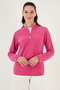 Slim Fit Soft Texture Anti-Pilling Non-Pilling Half Zipper Fleece Polar 590700 - 3