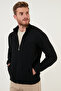 Cotton Zippered Stand Collar Cardigan with Pockets Men's Cardigan 456210 - 3