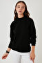 Cotton Stand Collar Basic Knitted Sweat SWEAT 5863323 - 2