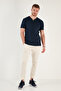 Cotton Button Detailed Regular Fit V-Neck 3-Pack t Shirt Men's t Shirt 5902122S3 - 5