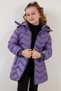 Plush Lined Faux Fur Collar Removable Hooded Winter Girl's Coat 5766041 - 3