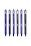 12pcs mixed 12pcs Press Type Erasable Gel Pens 0.5mm Black/Blue Ink Bullet Washable Handle Magic Ref - 6