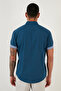 Cotton Slim Fit Button Collar Short Sleeve Shirt Men Shirt Cf21S 112546 - 4