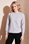 Cotton Regular Fit Crew Neck Basic Sweat SWEAT 5863569