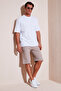 Waist Tied Cotton Pocket Regular Fit Short Men's SHORTS5908041
