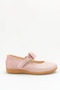 Girls' Ballerina Flats with Ribbons, Flexible Sole, Easy to Wear, Stoned Evening Dress Shoes - 7