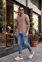 Cotton Slim Fit Button Collar Short Sleeve Shirt Men Shirt Cf21S 112546