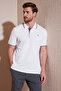 Cotton Regular Fit Stripe Detailed Buttoned Polo Collar 3-Pack t Shirt Men's t Shirt 5902118 - 3