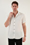 Cotton Blended Short Sleeve Regular Fit Shirt Men Shirt Cf23s113139 - 3