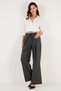 Regular Fit High Waist Wide Leg Pleated Palazzo Pants TROUSERS 611PL00198 - 2