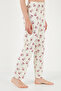 Regular Fit Shirt Collar Short Sleeve Pajama Set Pajama Set 65740102 - 4