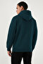 Regular Fit Hooded Kangaroo Pocket Fleece Lined Soft Sherpa Sweat Men's Sweat 5905281 - 7
