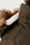 Plush Lined Removable Hooded Water Resistant Coat Girl's COAT 5761910 - 6