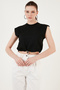 Crew Neck 100% Cotton Crop T Shirt T SHIRT5865587 - 6