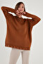 Crew Neck Ripped Knit Sweater Sweater 4616167 - 5