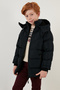 Plush Lined Removable Hooded Winter Coat with Pockets Boys' Coat 5761587 - 4