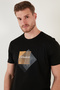 Printed Crew Neck 100% Cotton Slim Fitt Shirt Men's T Shirt 646r3940 - 3