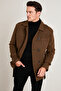 Slim Fit Pocketed Cotton Cashmere Coat Men'S COAT 5841015 - 3
