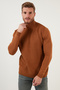 Regular Fit Turtleneck Cotton Knitwear Sweater Men's Sweater 6353462 - 2